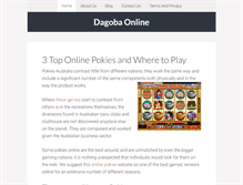Tablet Screenshot of dagobaonline.com